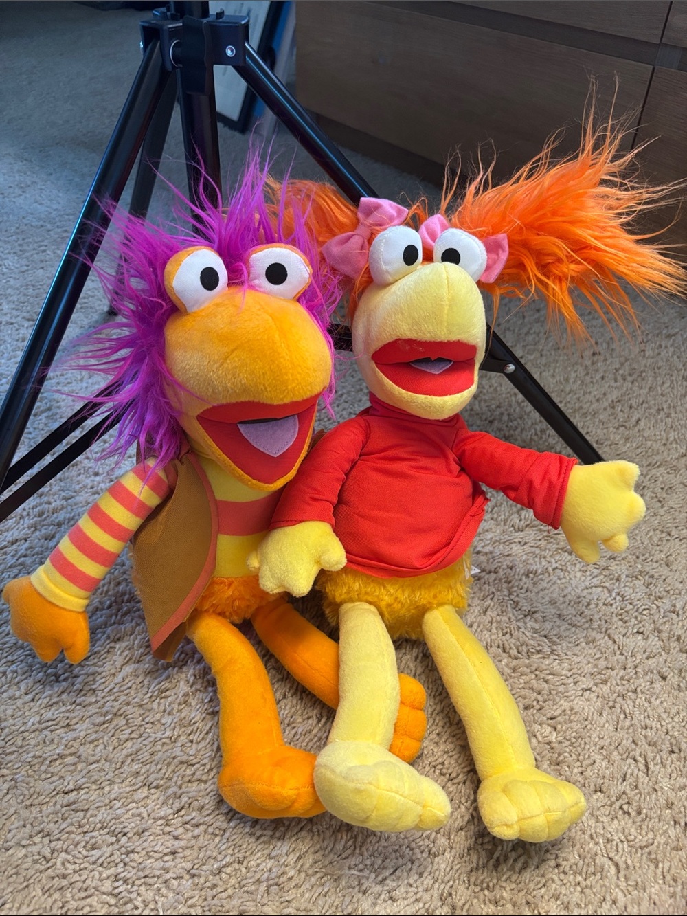 Fraggle Rock Muppets Gobo & Red Plush